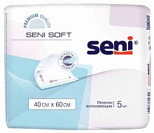 Seni Пеленки впитывающие Soft, 40*60 см, 5 штук					