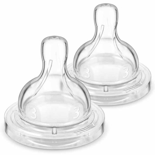 Philips Avent Соска для бутылочки Anti-colic, с 3 месяцев, 2 штуки