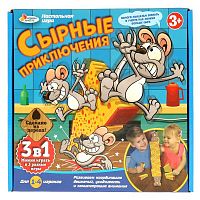 Играем вместе Настольная игра Сырные приключения 261807 / цвет желтый					