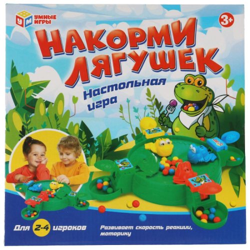 Играем вместе Настольная игра накорми лягушек, Умные игры