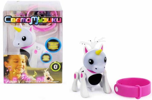 1Toy Игрушка Светомузики интерактивный Единорог