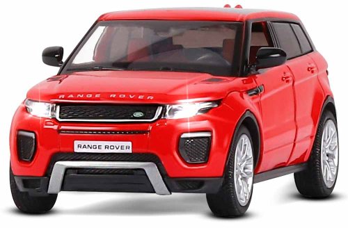 Автопанорама Инерционная металлическая машинка Range Rover Evoque HSE / цвет красный