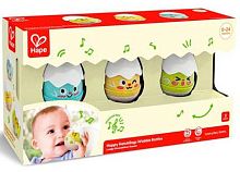 Hape Набор игрушек-неваляшек «Веселые цыплята»					