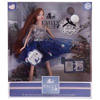 ABtoys Кукла "Emily. Синяя серия" с аксессуарами, 30см  WJ-12665					